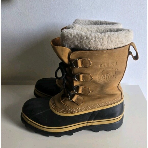Vintage sorel caribou kaufman wool lined Waterproof Men\'s boots Size 10 main image 7
